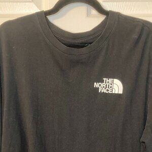 The North Face Men’s Long-Sleeve Box NSE Tee - Black/White Graphics - Size XL